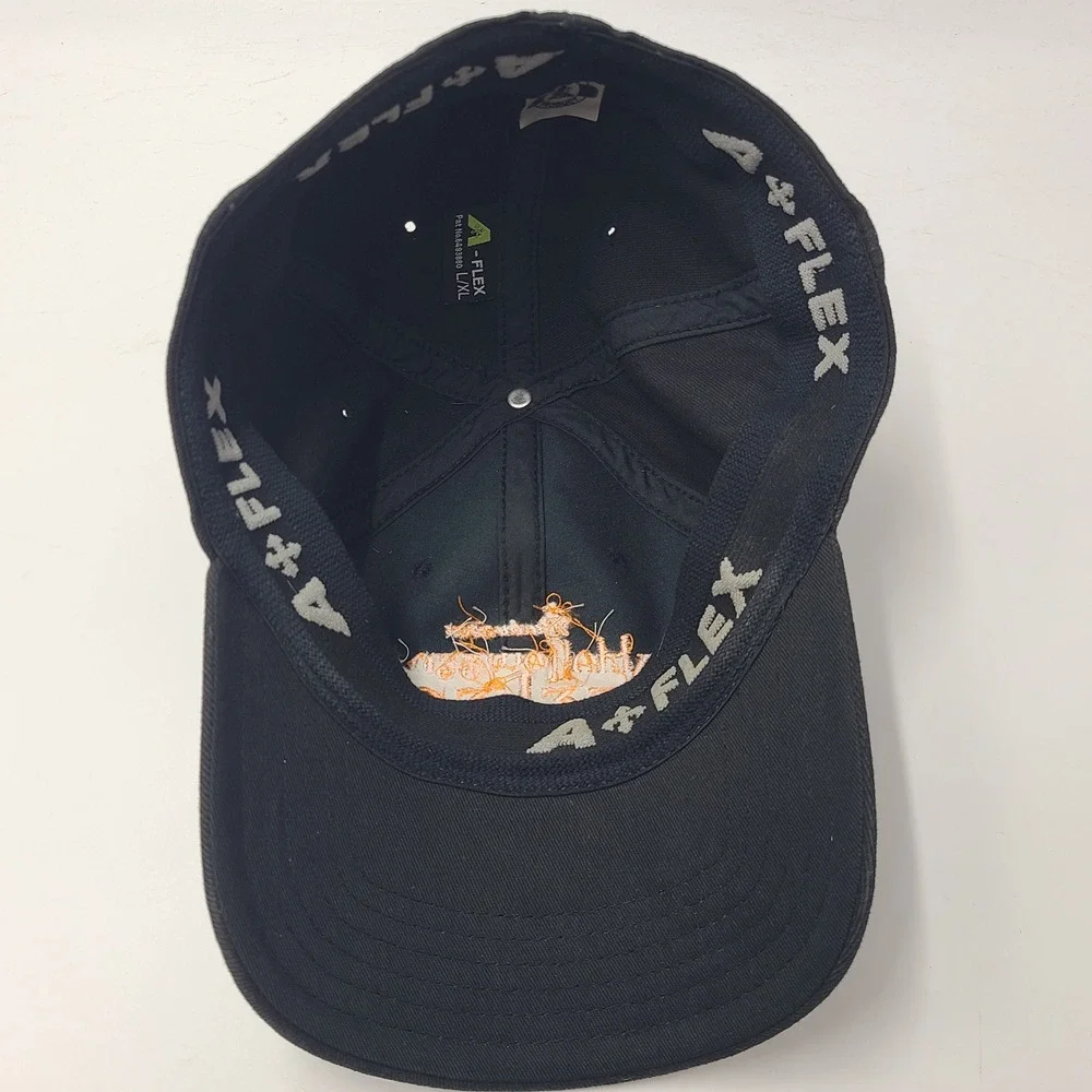 Budweiser Hat Fitted (Seems M-L) Black Orange Halloween Weekend Bud Light Beer